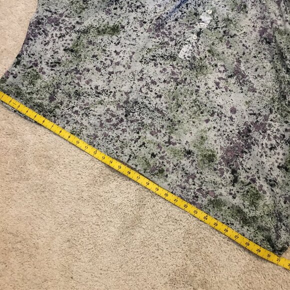 Kensie Abstract Paint Splatter Dolman Sleeve Blouse - Picture 14 of 15